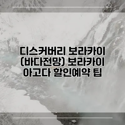 디스커버리 보라카이 (바다전망) 보라카이 아고다 할인예약 팁