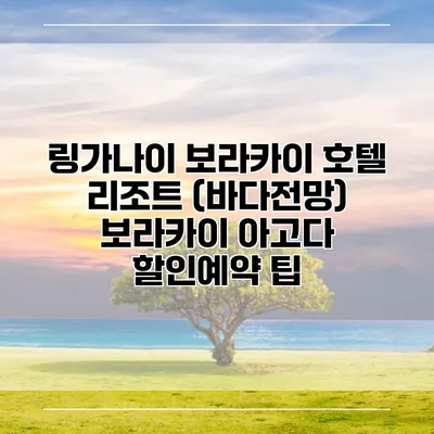 링가나이 보라카이 호텔 리조트 (바다전망) 보라카이 아고다 할인예약 팁