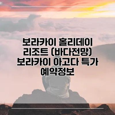보라카이 홀리데이 리조트 (바다전망) 보라카이 아고다 특가 예약정보
